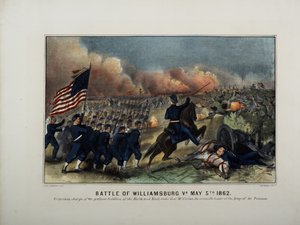 弗吉尼亚州威廉斯堡战役，1862年5月5日，c.1862